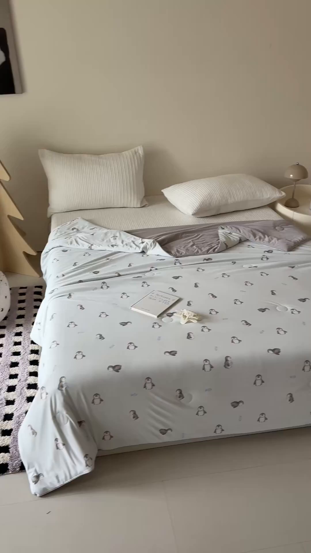 91家纺网 家纺一手货源 找家纺 吾欢心 2026夏季新款A类仿锦安凉感丝夏凉被空调被 冰雪萌宠