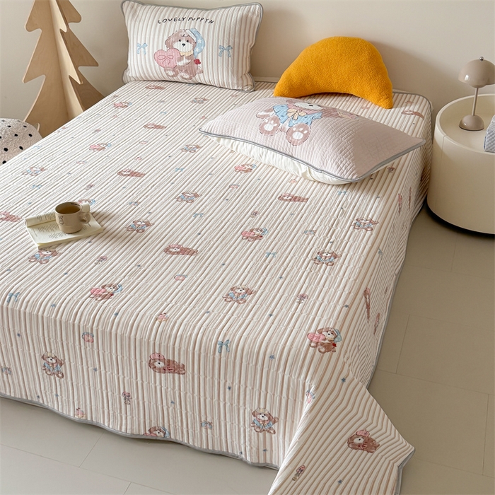 91家纺网 家纺一手货源 找家纺 吾欢心 2026夏季新款A类仿锦安凉感丝夏凉被空调被 乖乖小狗