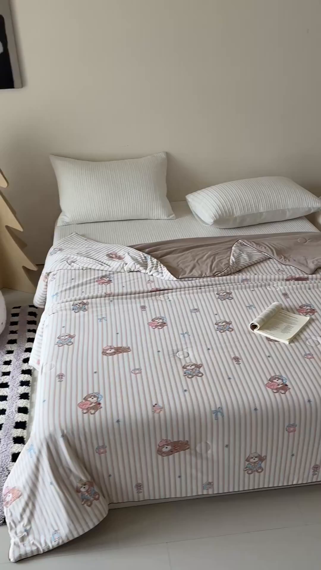 91家纺网 家纺一手货源 找家纺 吾欢心 2026夏季新款A类仿锦安凉感丝夏凉被空调被 乖乖小狗