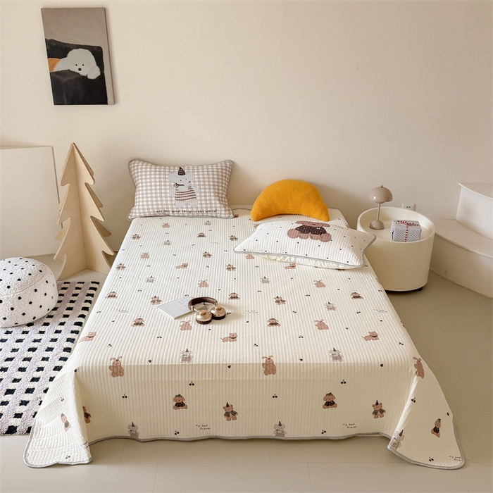 91家纺网 家纺一手货源 找家纺 吾欢心 2026夏季新款A类仿锦安凉感丝夏凉被空调被 可爱萌物