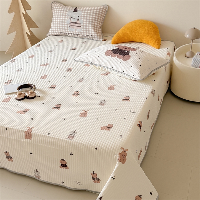 91家纺网 家纺一手货源 找家纺 吾欢心 2026夏季新款A类仿锦安凉感丝夏凉被空调被 可爱萌物