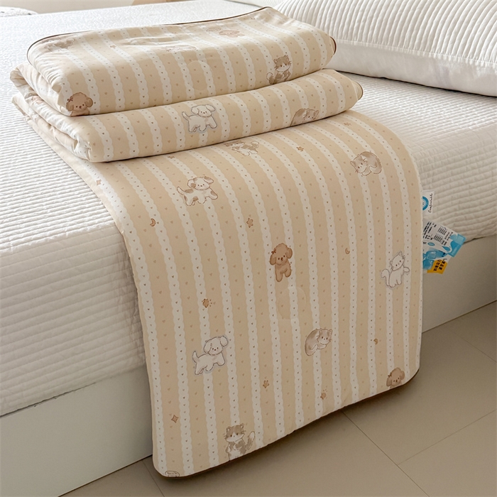 吾欢心 2026夏季新款A类仿锦安凉感丝夏凉被空调被 眠眠狗