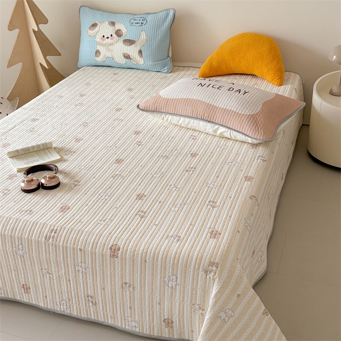 91家纺网 家纺一手货源 找家纺 吾欢心 2026夏季新款A类仿锦安凉感丝夏凉被空调被 眠眠狗