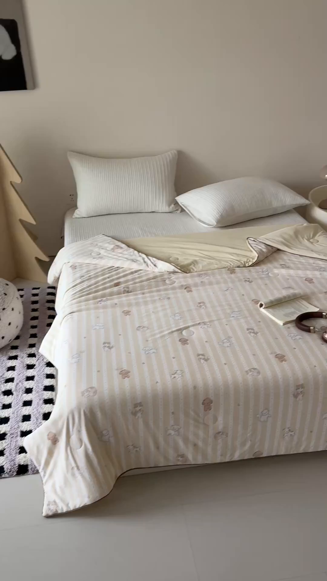 91家纺网 家纺一手货源 找家纺 吾欢心 2026夏季新款A类仿锦安凉感丝夏凉被空调被 晚安公主