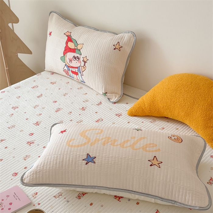 91家纺网 家纺一手货源 找家纺 吾欢心 2026夏季新款A类仿锦安凉感丝夏凉被空调被 星球宝贝