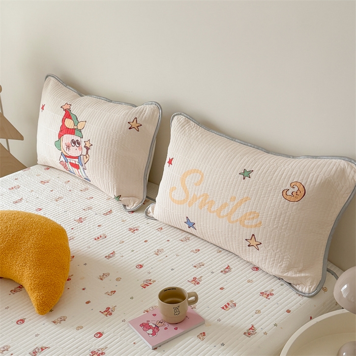 91家纺网 家纺一手货源 找家纺 吾欢心 2026夏季新款A类仿锦安凉感丝夏凉被空调被 星球宝贝