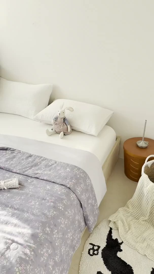 91家纺网 家纺一手货源 找家纺 Sweet dreams甜梦 2026新款A类全棉双层纱锦氨凉感夏被 花梦时