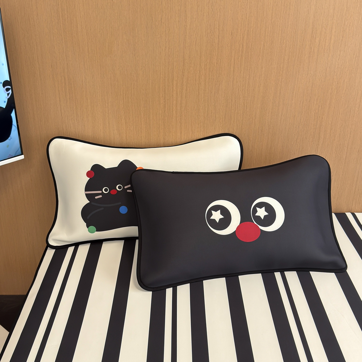 91家纺网 家纺一手货源 找家纺 （总）懒猫家纺 2026新款大版卡通云感果冻床席床笠凉席