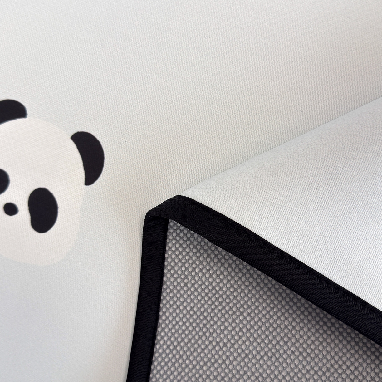 91家纺网 家纺一手货源 找家纺 懒猫家纺 2026新款大版卡通云感果冻床席床笠凉席 奶白团团-床席款