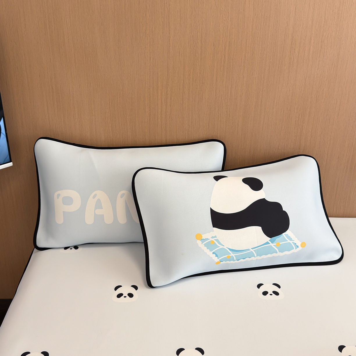 91家纺网 家纺一手货源 找家纺 懒猫家纺 2026新款大版卡通云感果冻床席床笠凉席 奶白团团-床席款