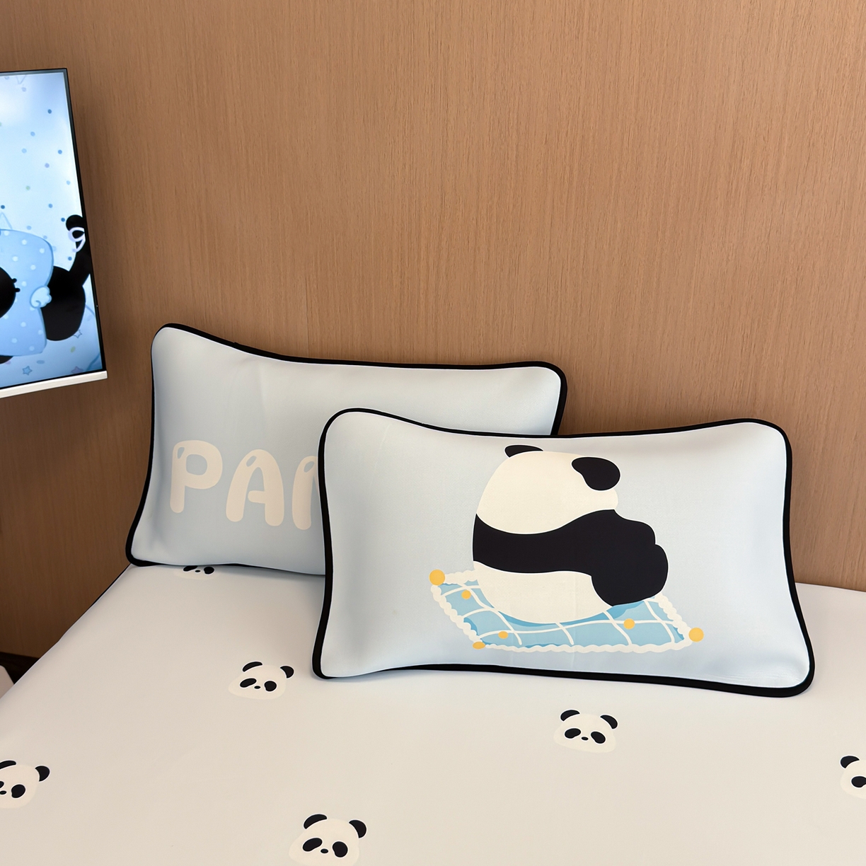 91家纺网 家纺一手货源 找家纺 懒猫家纺 2026新款大版卡通云感果冻床席床笠凉席 奶白团团-床席款