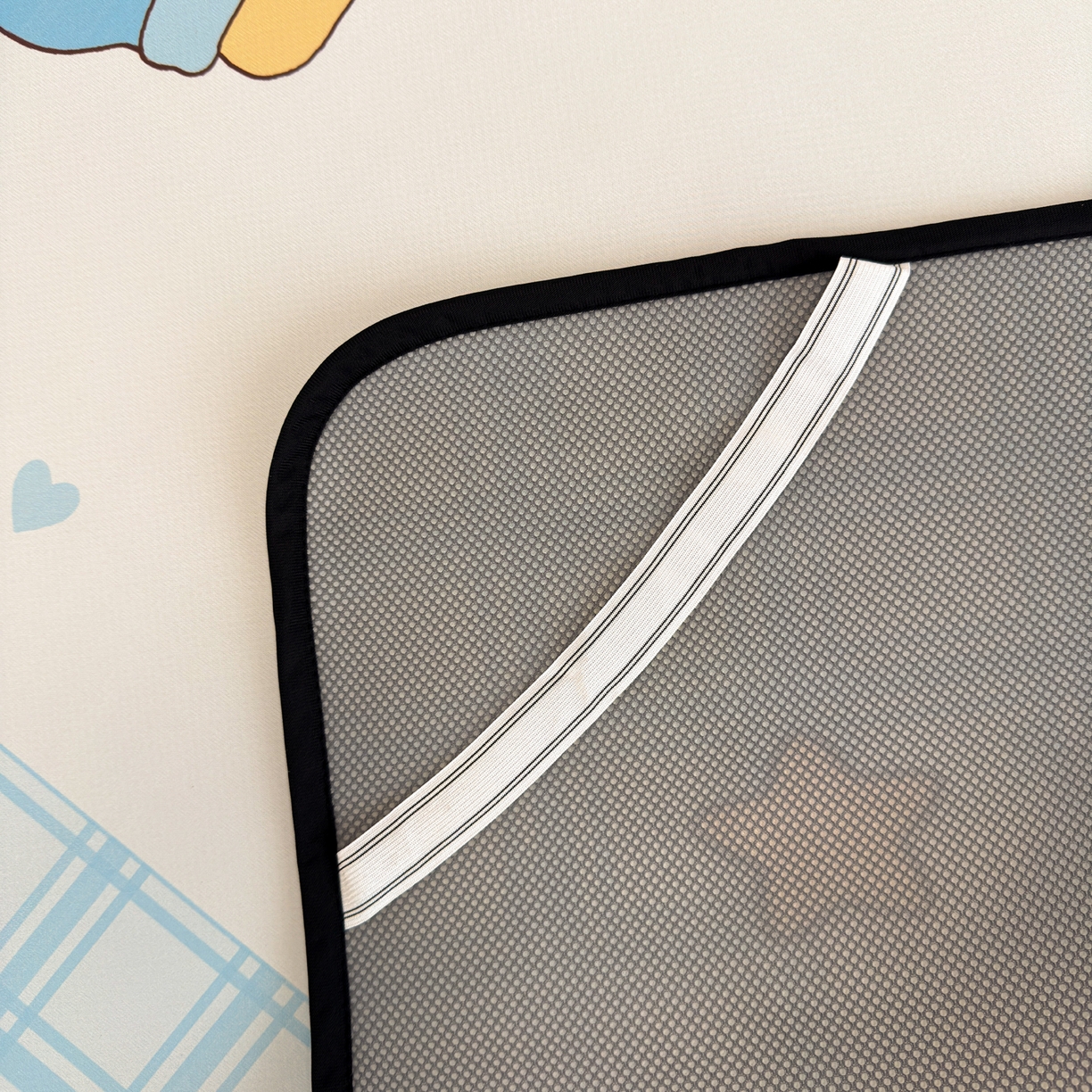 91家纺网 家纺一手货源 找家纺 懒猫家纺 2026新款大版卡通云感果冻床席床笠凉席 晚安小星星-床席款