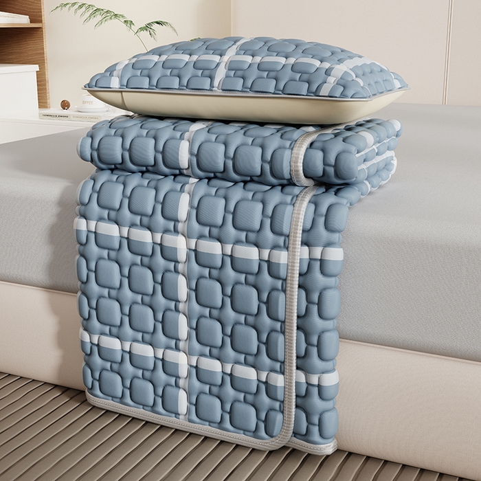 91家纺网 家纺一手货源 找家纺 （总）源舍家纺 2026新款A类印花乳胶席凉席三件套