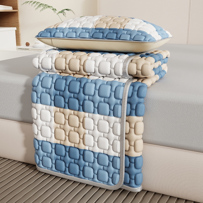 91家纺网 家纺一手货源 找家纺 （总）源舍家纺 2026新款A类印花乳胶席凉席三件套