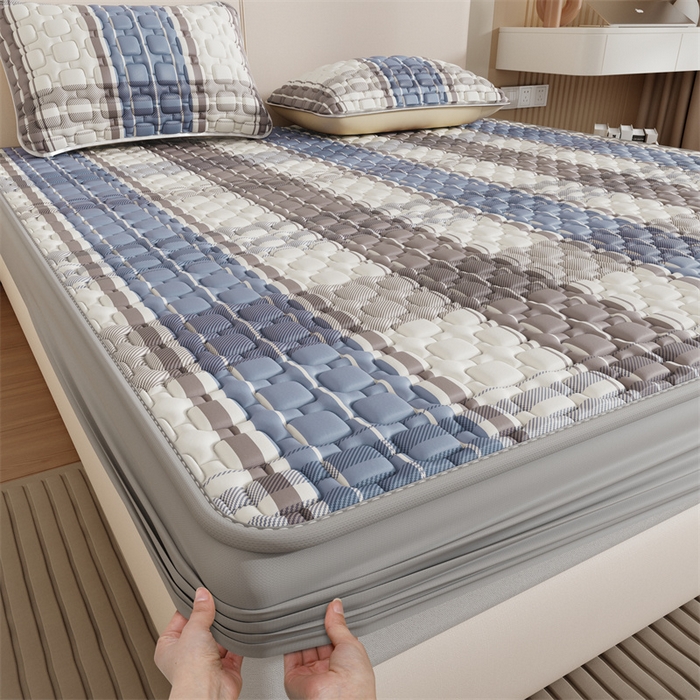 91家纺网 家纺一手货源 找家纺 （总）源舍家纺 2026新款A类印花乳胶席凉席三件套