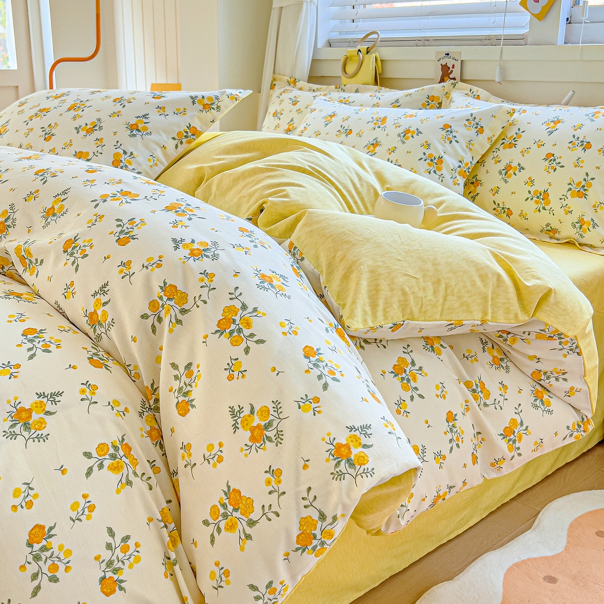 琪琪阁家纺 2026新款加厚全棉纯棉四件套 安然