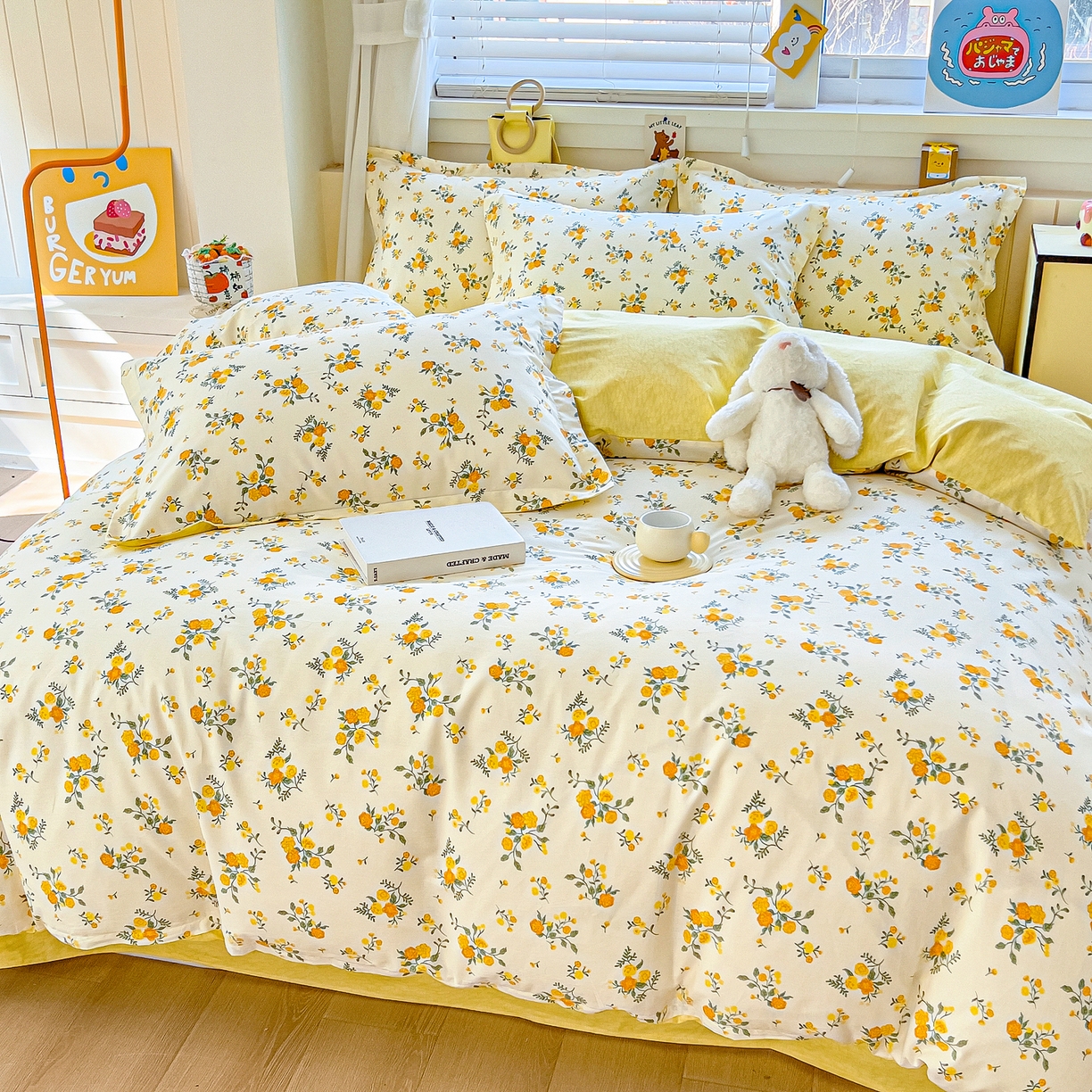 91家纺网 家纺一手货源 找家纺 琪琪阁家纺 2026新款加厚全棉纯棉四件套 安然