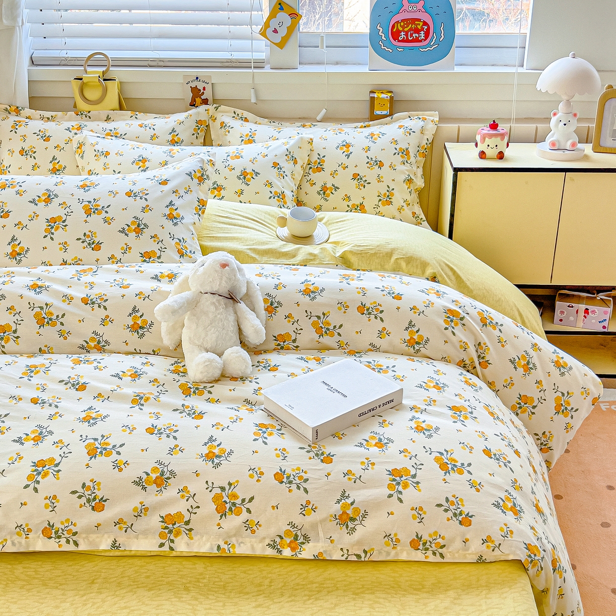 91家纺网 家纺一手货源 找家纺 琪琪阁家纺 2026新款加厚全棉纯棉四件套 安然