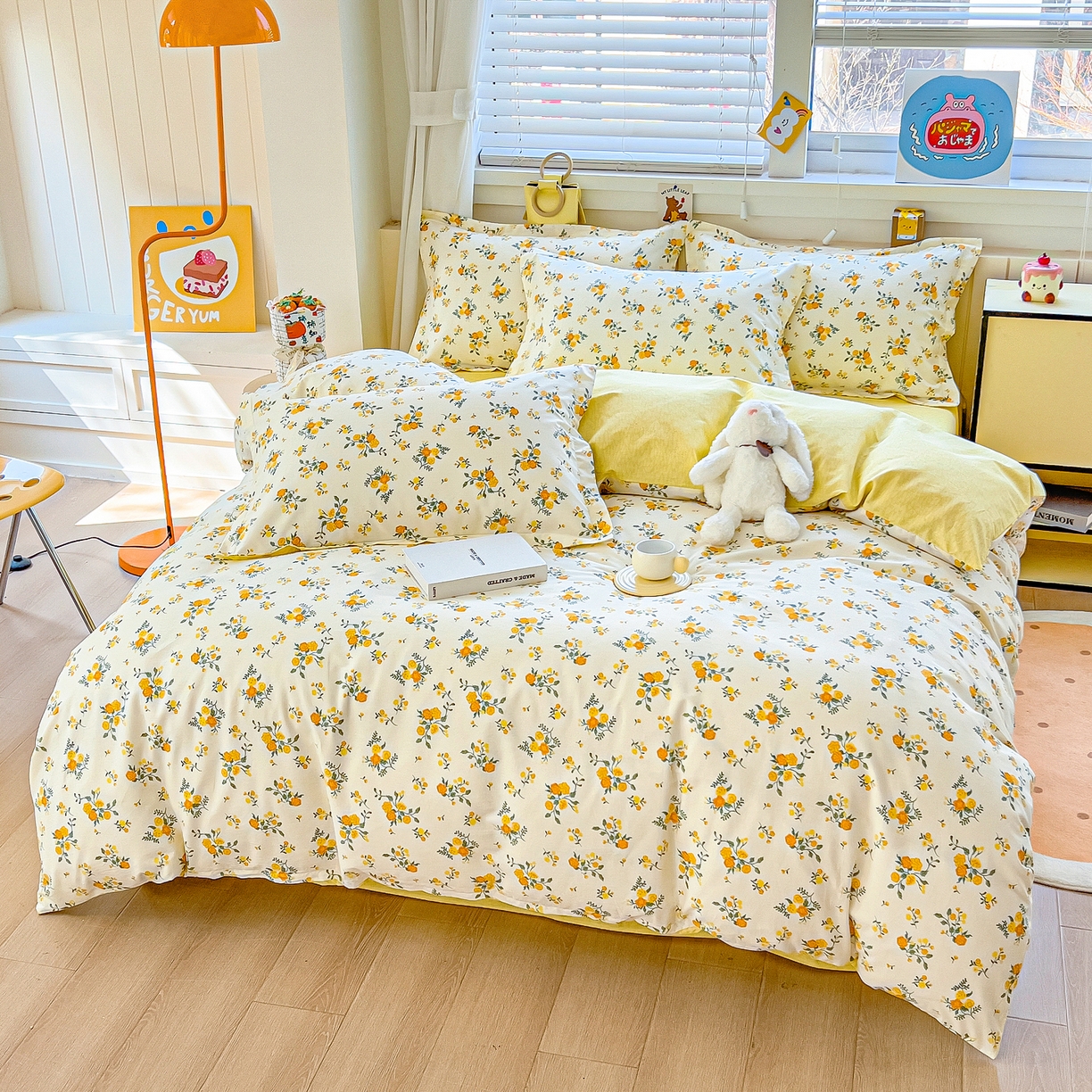 91家纺网 家纺一手货源 找家纺 琪琪阁家纺 2026新款加厚全棉纯棉四件套 安然