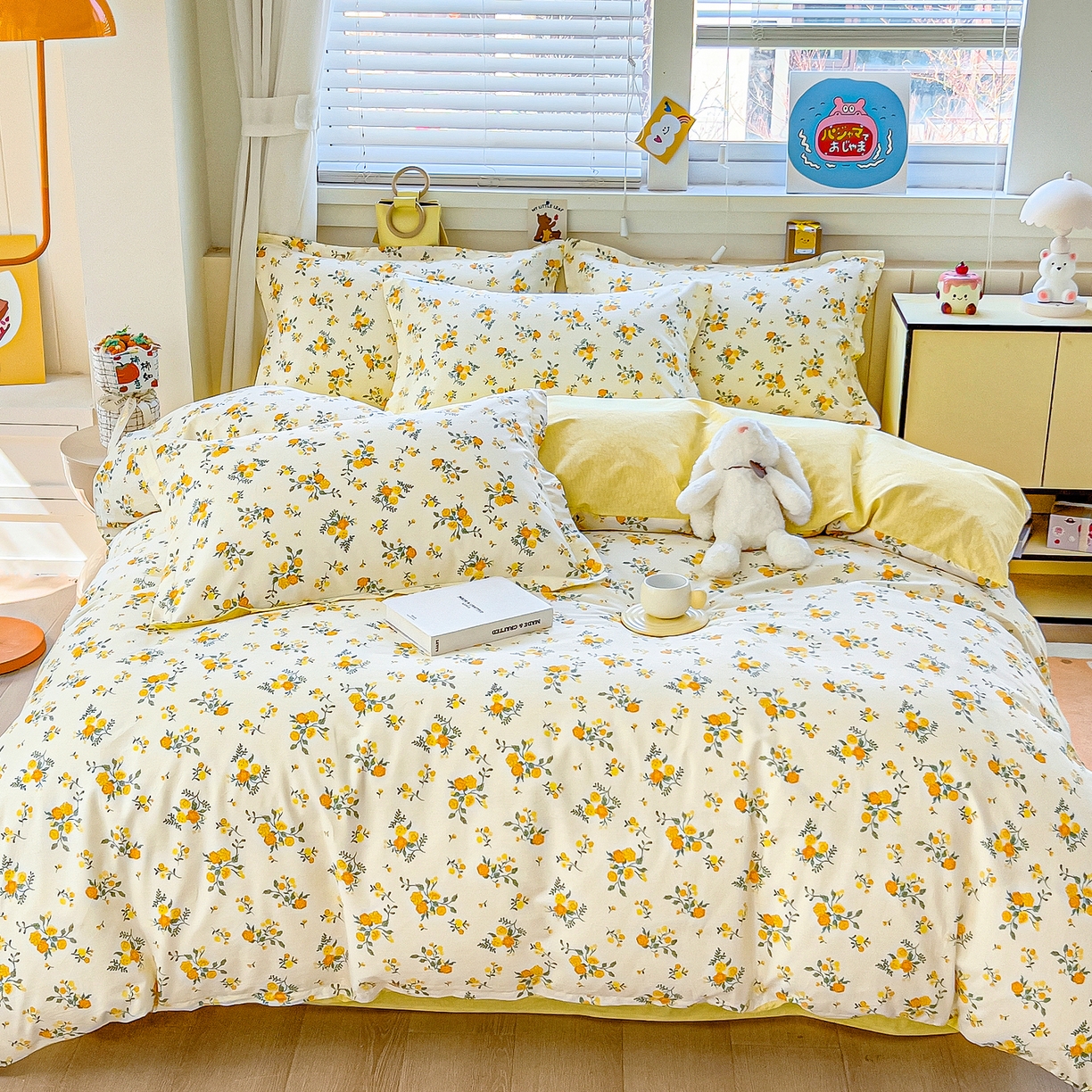 91家纺网 家纺一手货源 找家纺 琪琪阁家纺 2026新款加厚全棉纯棉四件套 安然