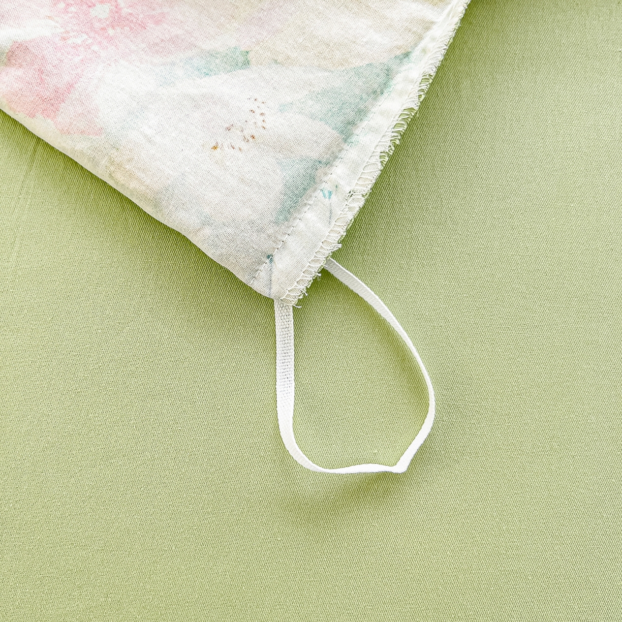 91家纺网 家纺一手货源 找家纺 琪琪阁家纺 2026新款加厚全棉纯棉四件套 白棠雾黎