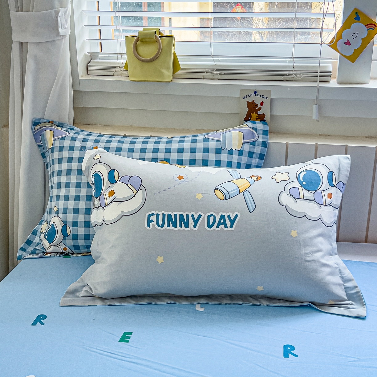 91家纺网 家纺一手货源 找家纺 琪琪阁家纺 2026新款加厚全棉纯棉四件套 畅游星球