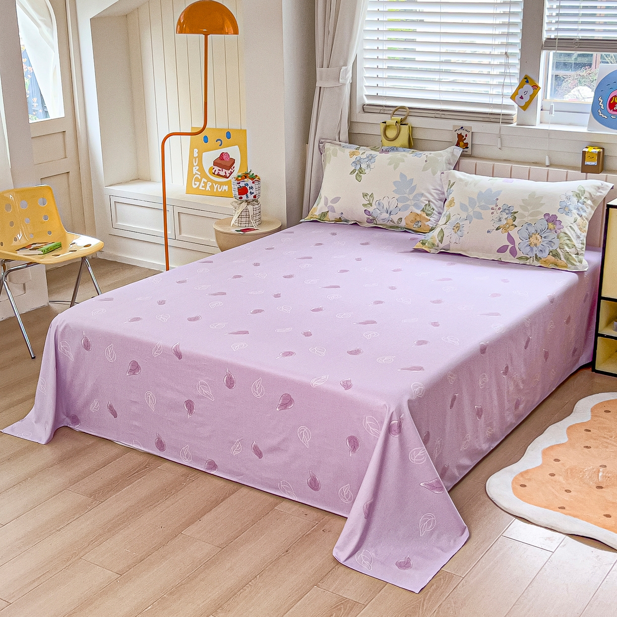 91家纺网 家纺一手货源 找家纺 琪琪阁家纺 2026新款加厚全棉纯棉四件套 繁花似锦