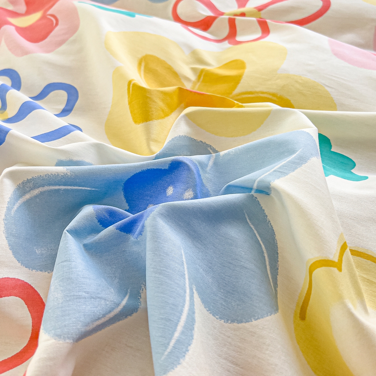 91家纺网 家纺一手货源 找家纺 琪琪阁家纺 2026新款加厚全棉纯棉四件套 粉色爱恋