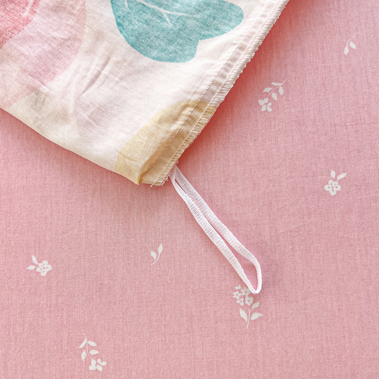 91家纺网 家纺一手货源 找家纺 琪琪阁家纺 2026新款加厚全棉纯棉四件套 粉色爱恋