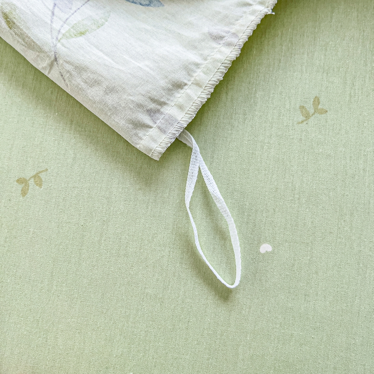 91家纺网 家纺一手货源 找家纺 琪琪阁家纺 2026新款加厚全棉纯棉四件套 扶绿花园