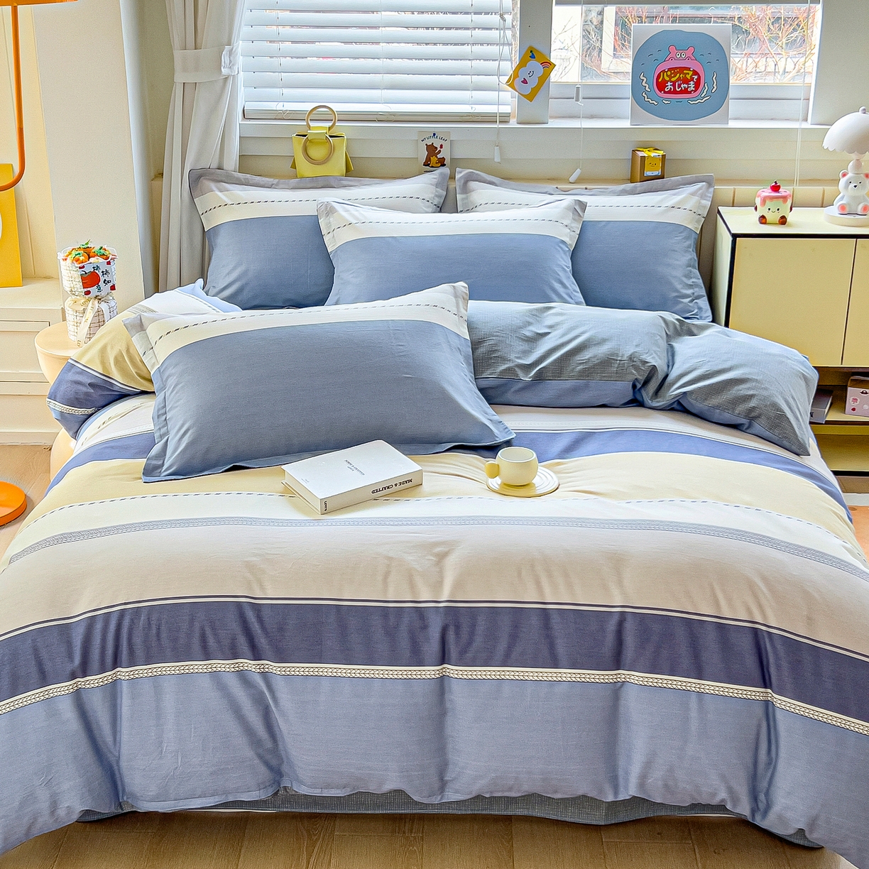 91家纺网 家纺一手货源 找家纺 琪琪阁家纺 2026新款加厚全棉纯棉四件套 凌川