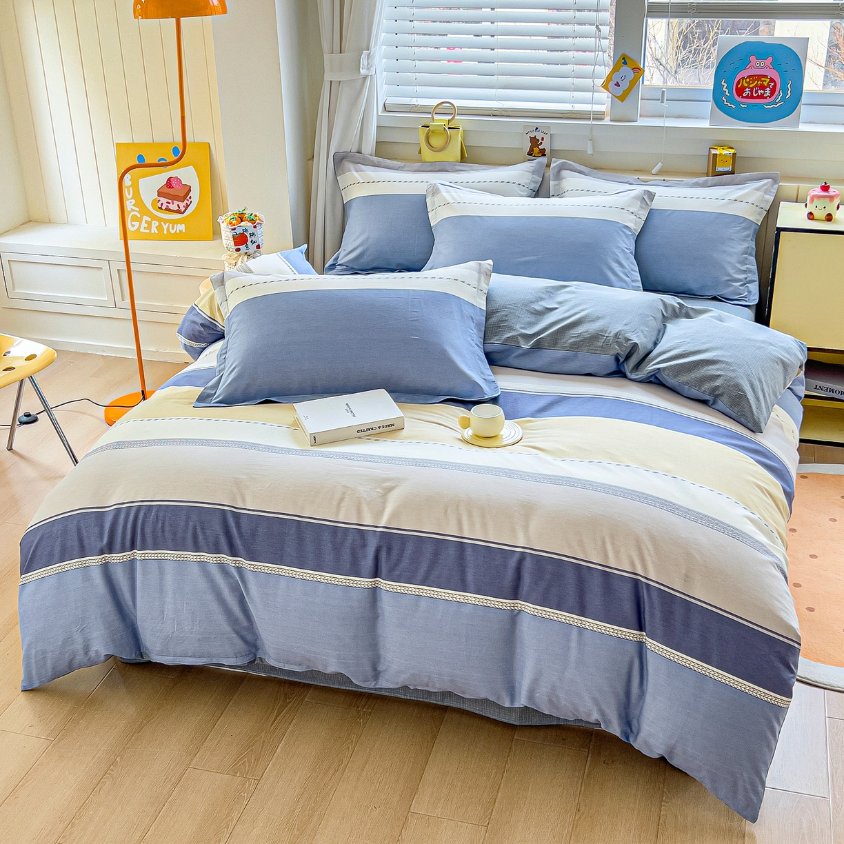 91家纺网 家纺一手货源 找家纺 琪琪阁家纺 2026新款加厚全棉纯棉四件套 凌川