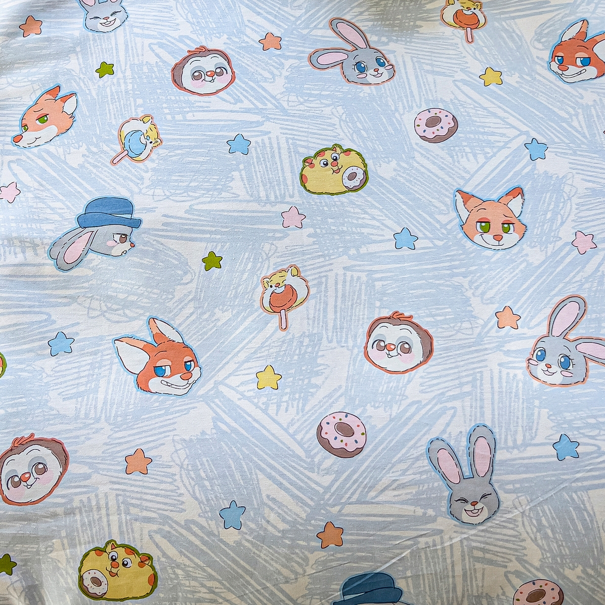 91家纺网 家纺一手货源 找家纺 琪琪阁家纺 2026新款加厚全棉纯棉四件套 萌趣星球