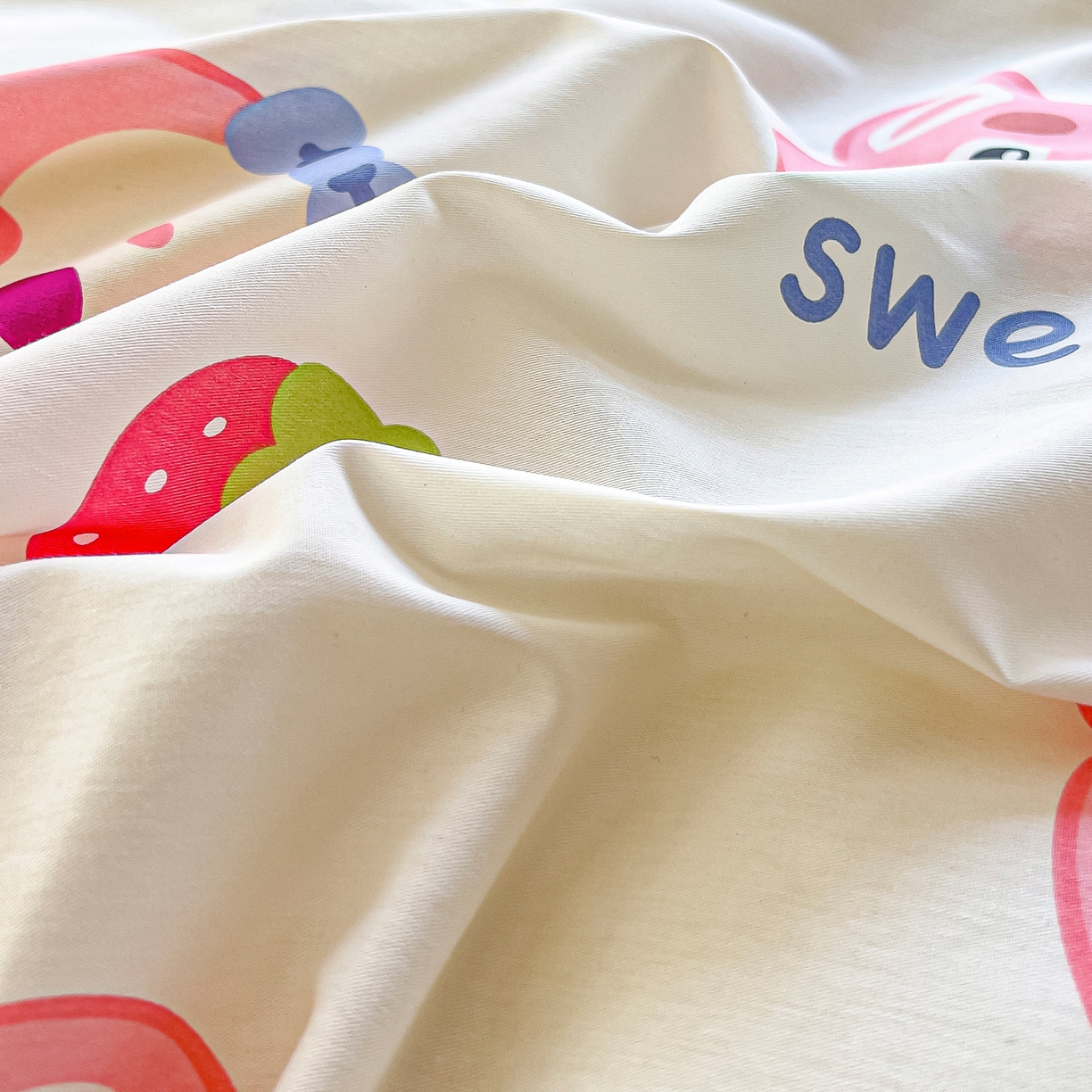 91家纺网 家纺一手货源 找家纺 琪琪阁家纺 2026新款加厚全棉纯棉四件套 萌小新