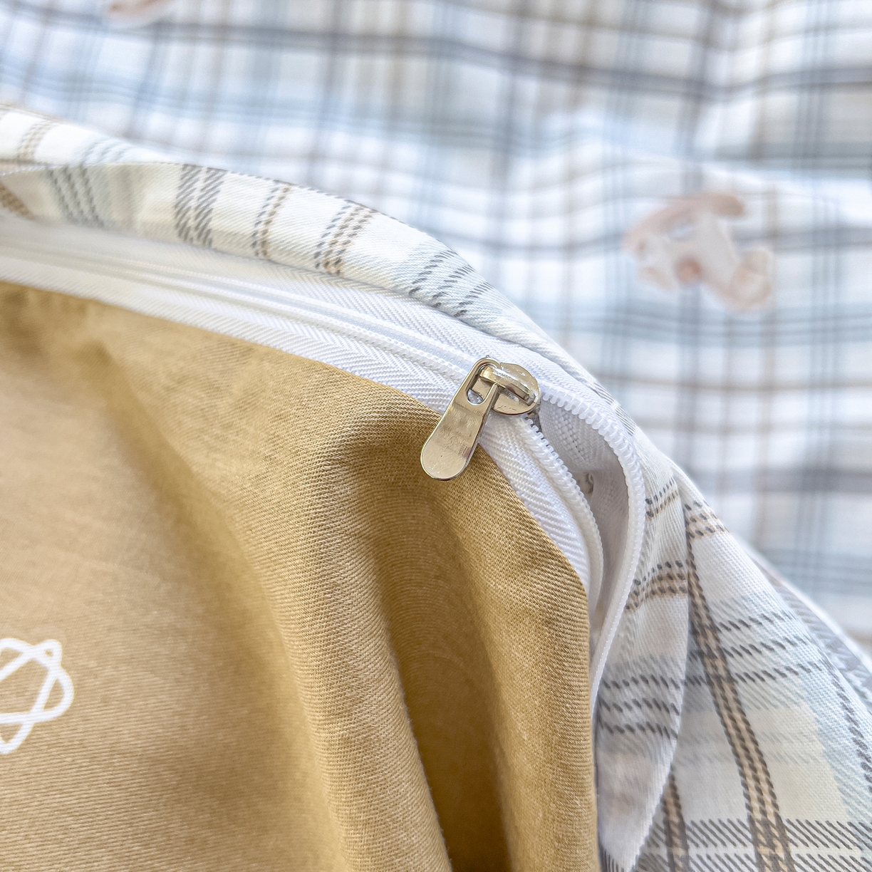 91家纺网 家纺一手货源 找家纺 琪琪阁家纺 2026新款加厚全棉纯棉四件套 木马格