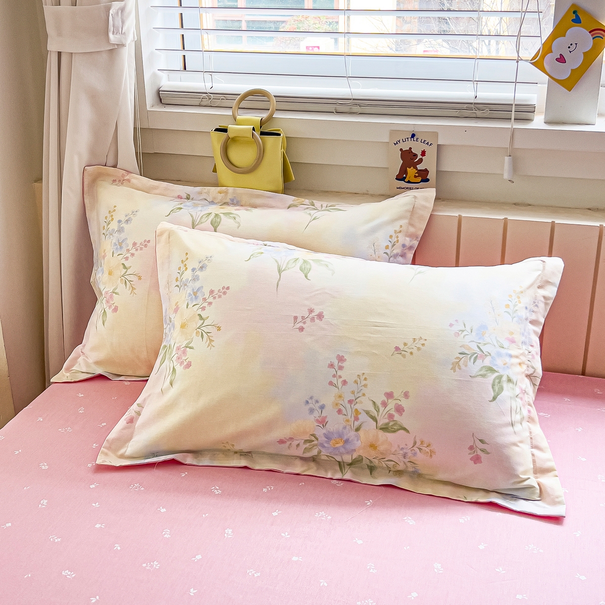 91家纺网 家纺一手货源 找家纺 琪琪阁家纺 2026新款加厚全棉纯棉四件套 琪花瑶草