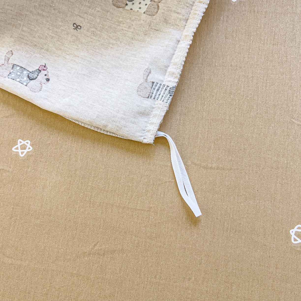 91家纺网 家纺一手货源 找家纺 琪琪阁家纺 2026新款加厚全棉纯棉四件套 无忧腊肠