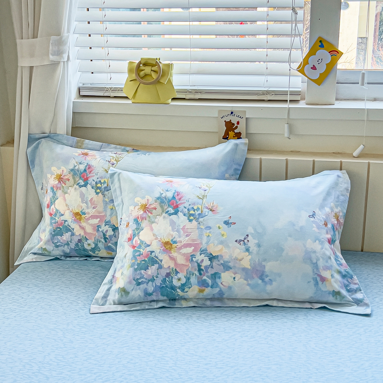 91家纺网 家纺一手货源 找家纺 琪琪阁家纺 2026新款加厚全棉纯棉四件套 雾里寻花