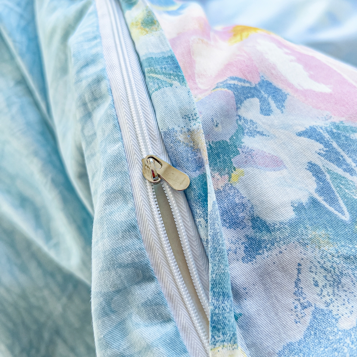 91家纺网 家纺一手货源 找家纺 琪琪阁家纺 2026新款加厚全棉纯棉四件套 雾里寻花