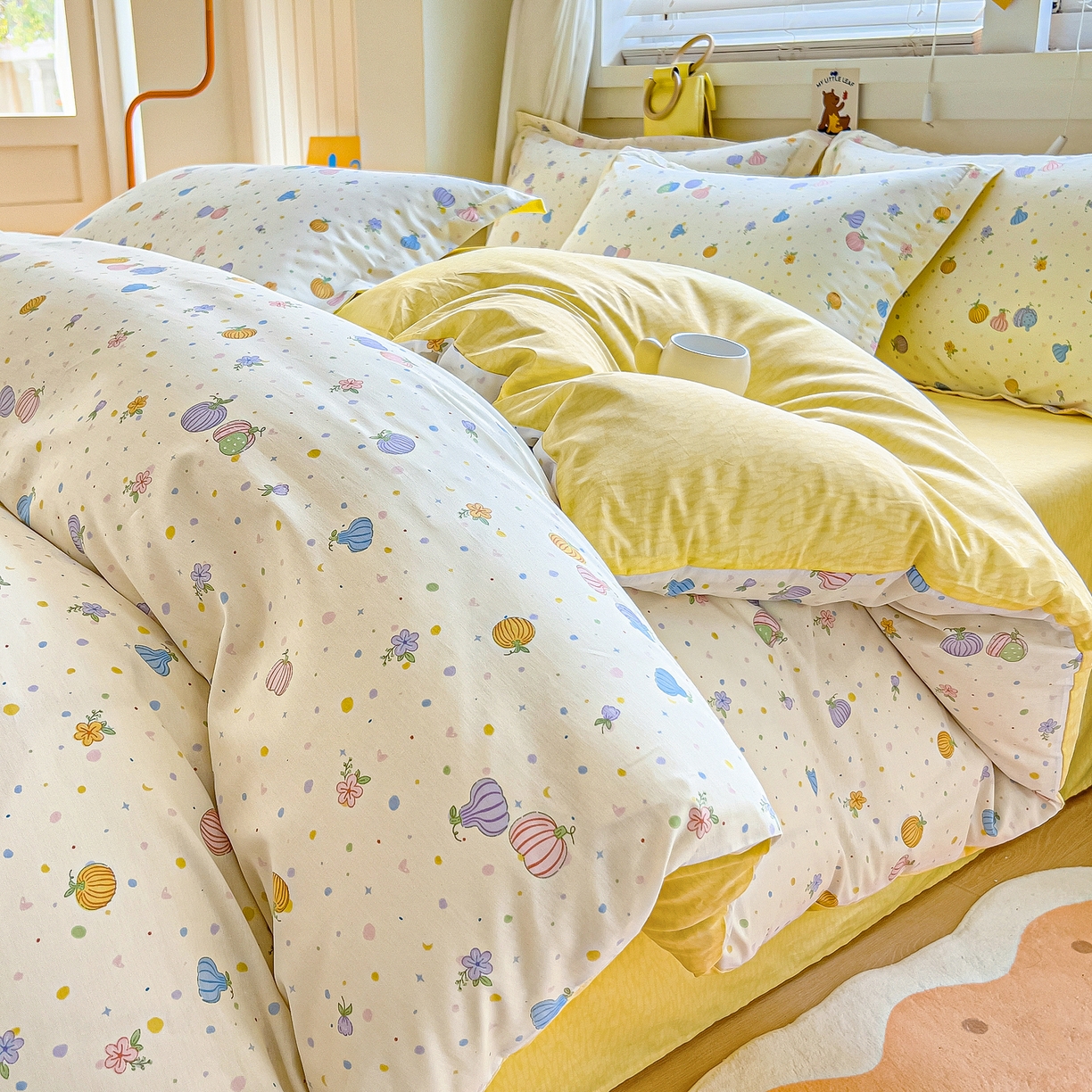 琪琪阁家纺 2026新款加厚全棉纯棉四件套 星奈