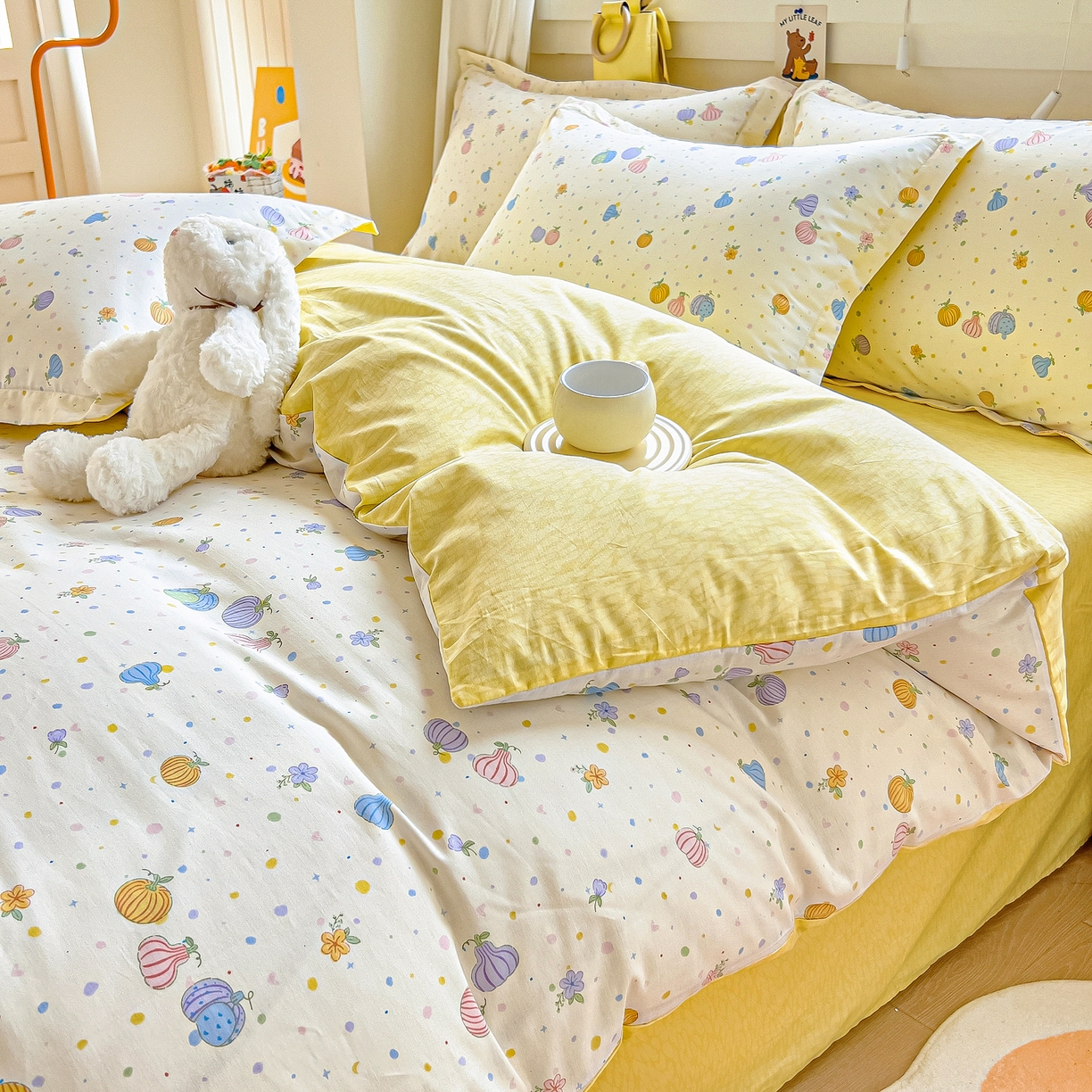 91家纺网 家纺一手货源 找家纺 琪琪阁家纺 2026新款加厚全棉纯棉四件套 星奈