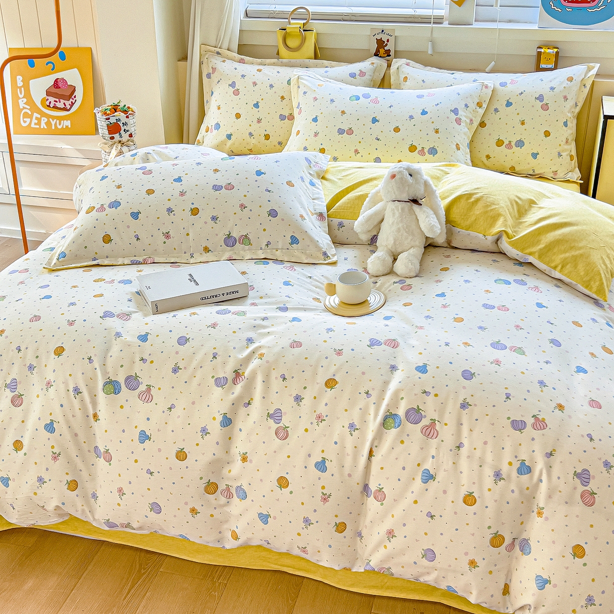 91家纺网 家纺一手货源 找家纺 琪琪阁家纺 2026新款加厚全棉纯棉四件套 星奈