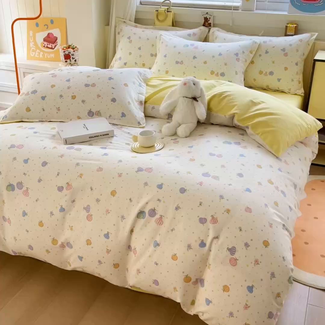 91家纺网 家纺一手货源 找家纺 琪琪阁家纺 2026新款加厚全棉纯棉四件套 星奈