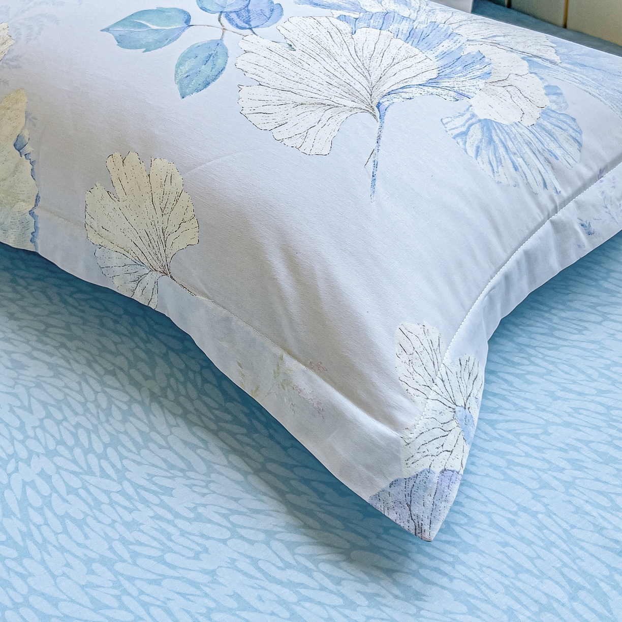 91家纺网 家纺一手货源 找家纺 琪琪阁家纺 2026新款加厚全棉纯棉四件套 银杏花语