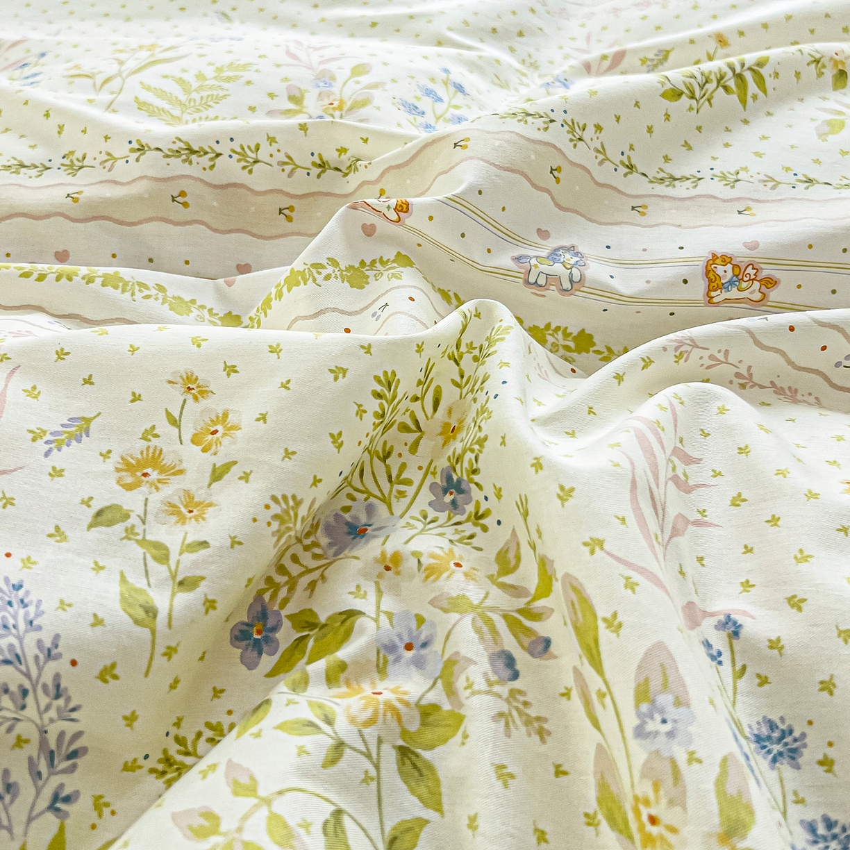 91家纺网 家纺一手货源 找家纺 琪琪阁家纺 2026新款加厚全棉纯棉四件套 早春的树