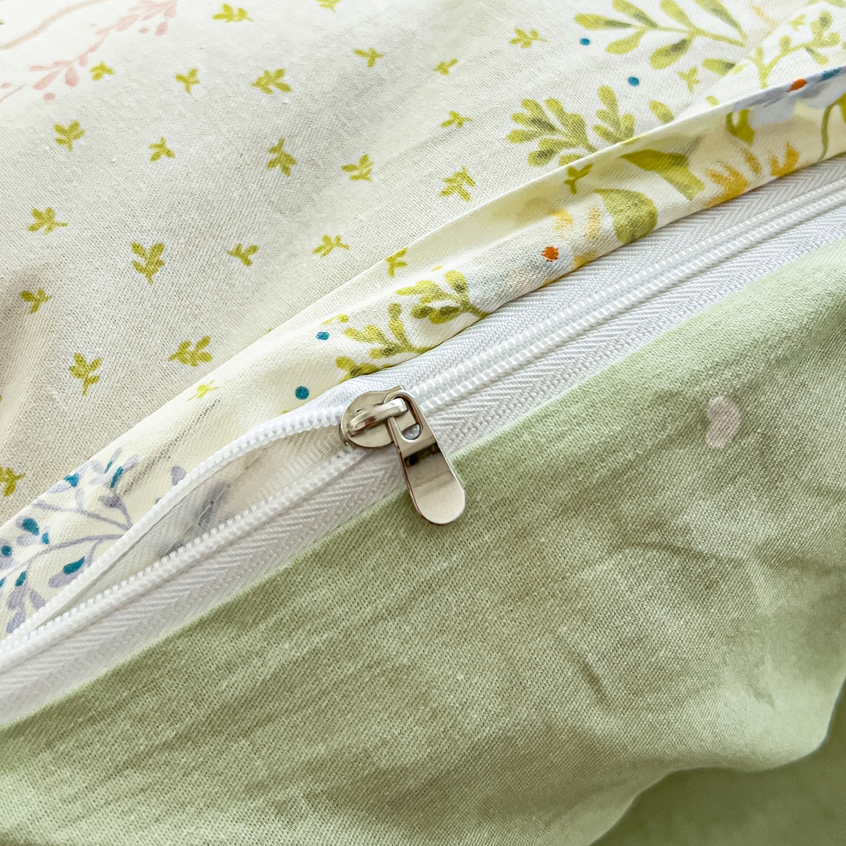 91家纺网 家纺一手货源 找家纺 琪琪阁家纺 2026新款加厚全棉纯棉四件套 早春的树