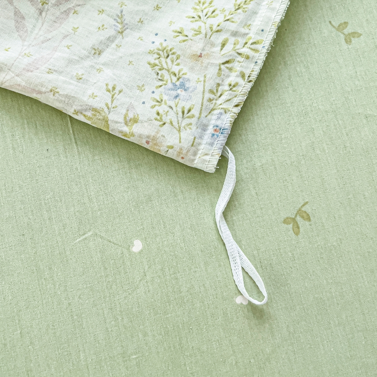 91家纺网 家纺一手货源 找家纺 琪琪阁家纺 2026新款加厚全棉纯棉四件套 早春的树