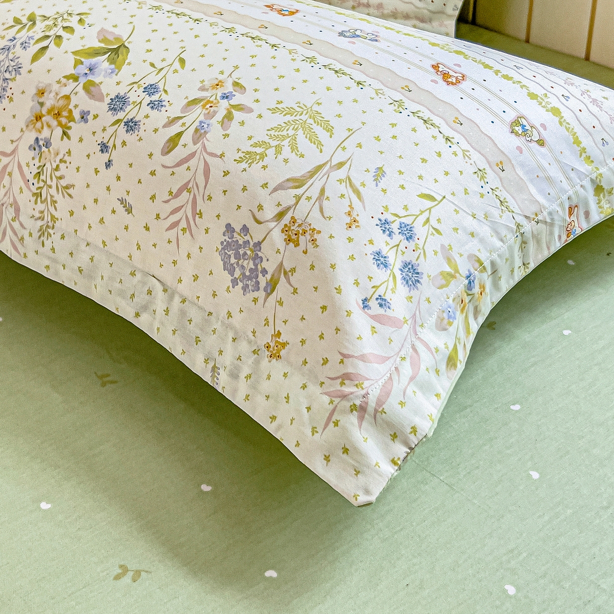 91家纺网 家纺一手货源 找家纺 琪琪阁家纺 2026新款加厚全棉纯棉四件套 早春的树