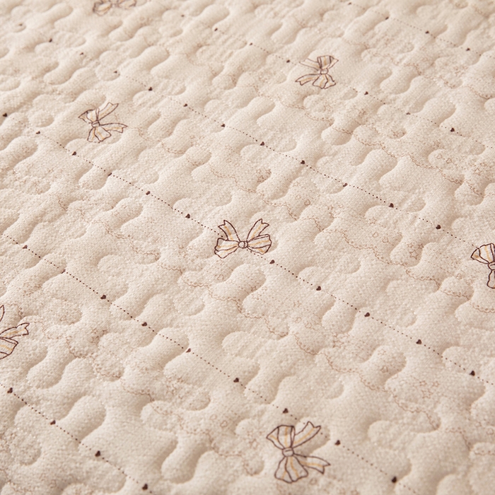 91家纺网 家纺一手货源 找家纺 （总）贝凯瑞 2026新款（美拉德）系列双层纱木棉水洗棉法式花边单件三件四件床盖