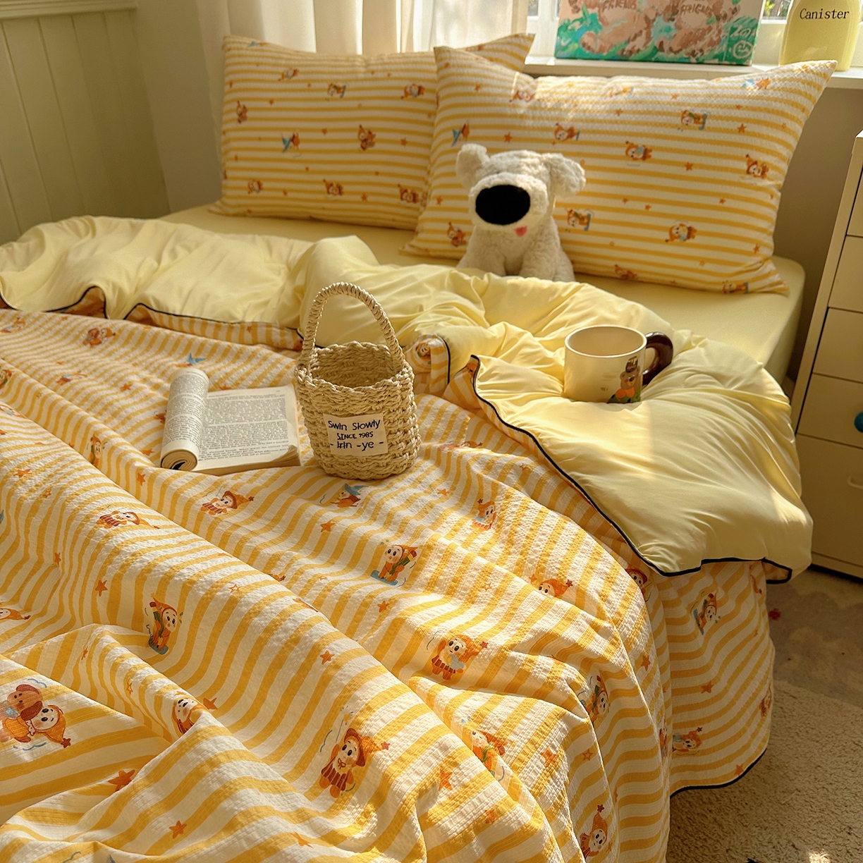 91家纺网 家纺一手货源 找家纺 贝扬思家纺 2026新款泡芙纱单夏被凉糖系列（凉而不冰的触感，清凉与柔软兼得） 凉糖-魔法星星